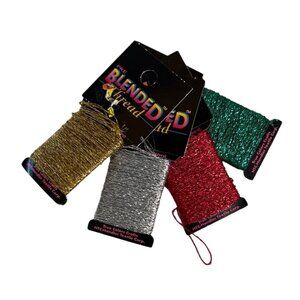 Pre Blended Metallic Thread Set For Needlepoint & Crafts